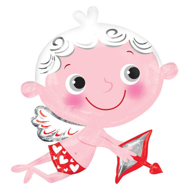 HVD Cupid Strikes SuperShape Foil Balloon 30in Balloons & Streamers - Party Centre