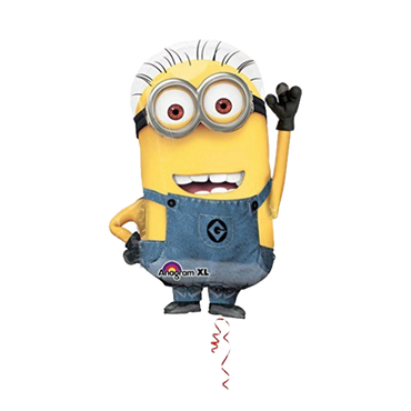 Minion Shape SuperShape Foil Balloon 40x63cm Balloons & Streamers - Party Centre