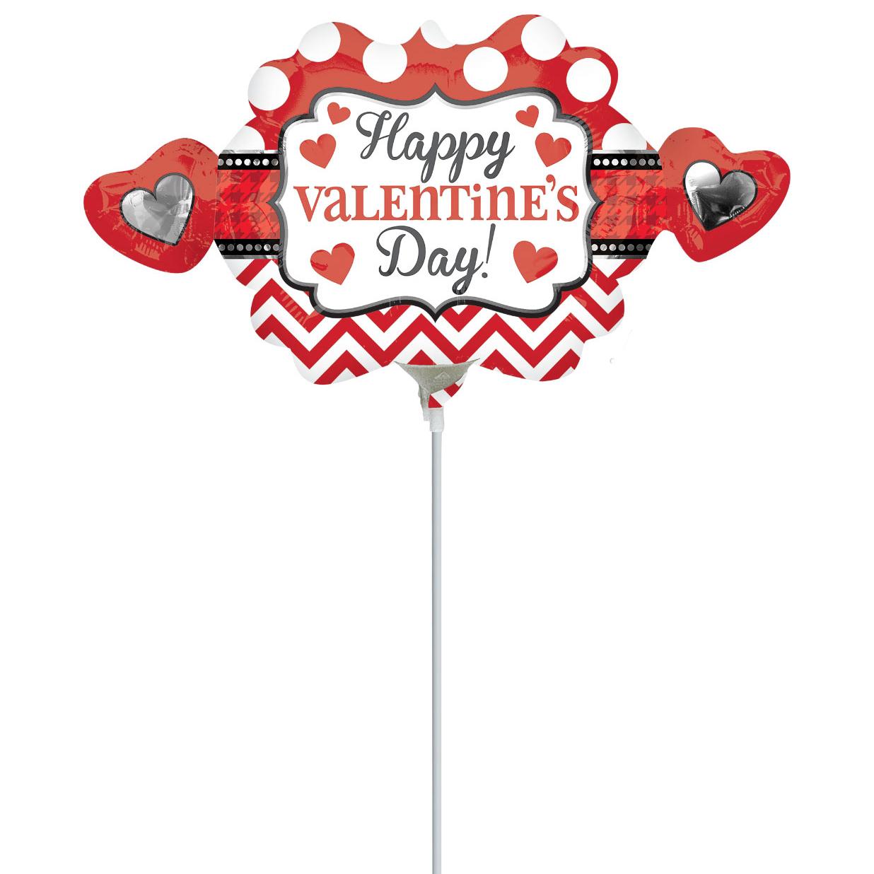 HVD Heart Marquee Mini Shape Foil Balloon Balloons & Streamers - Party Centre