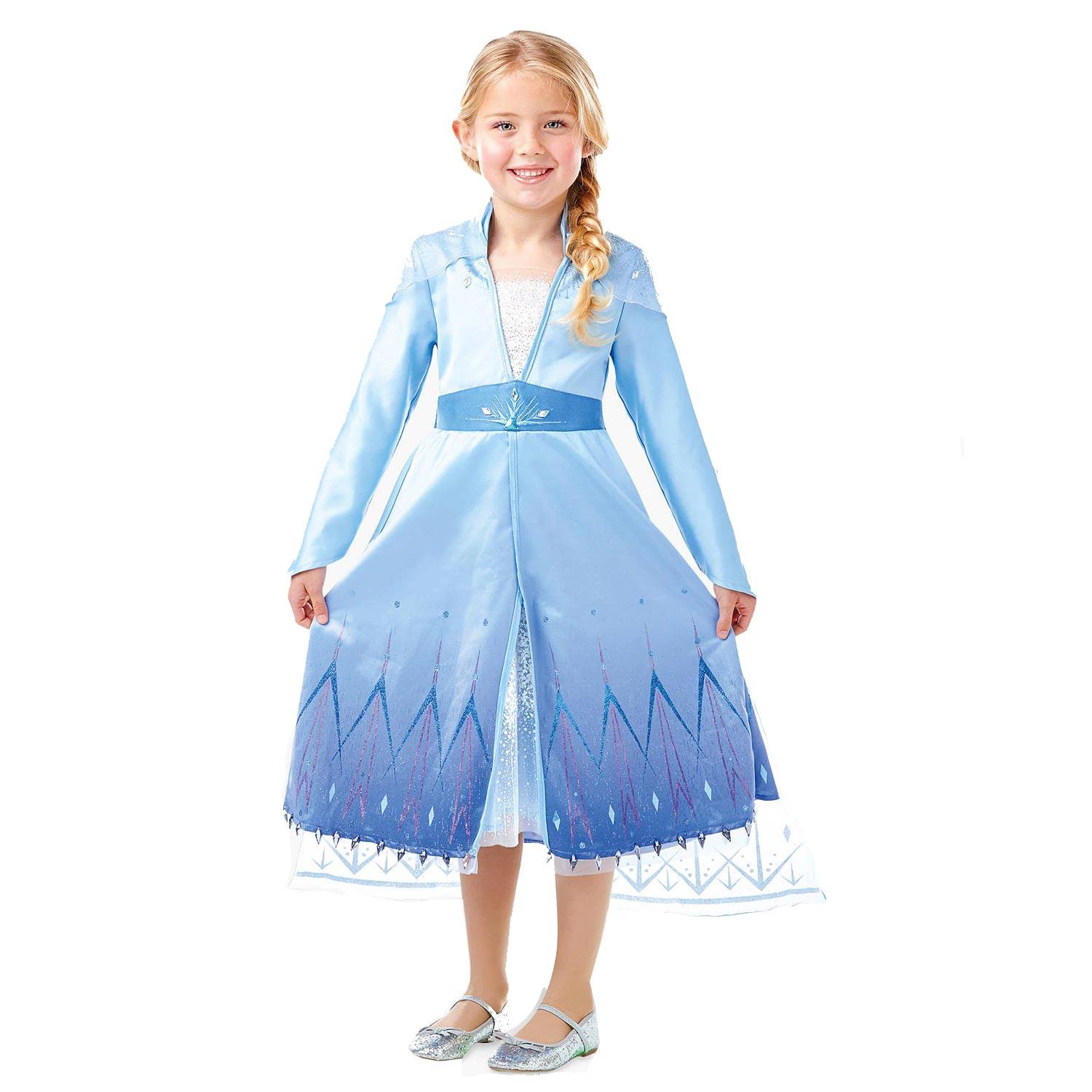 Child Disney Frozen 2 Official Premium Elsa Costume Costumes & Apparel - Party Centre
