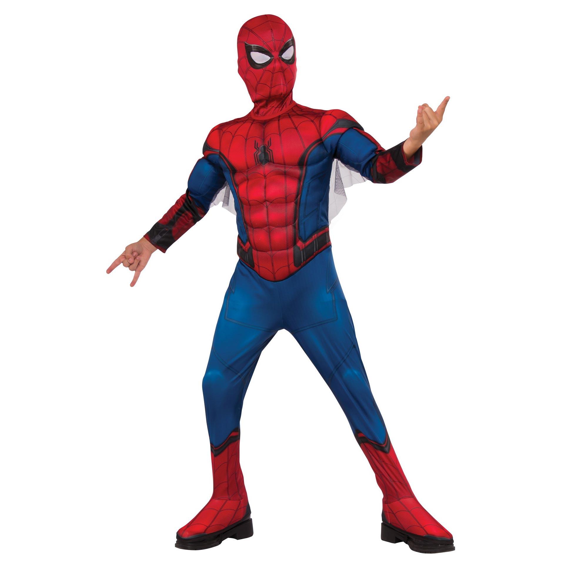 Child Spider-Man Far From Home Deluxe Costume Costumes & Apparel - Party Centre
