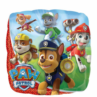 Paw Patrol Square Foil Balloon 18in Balloons & Streamers - Party Centre