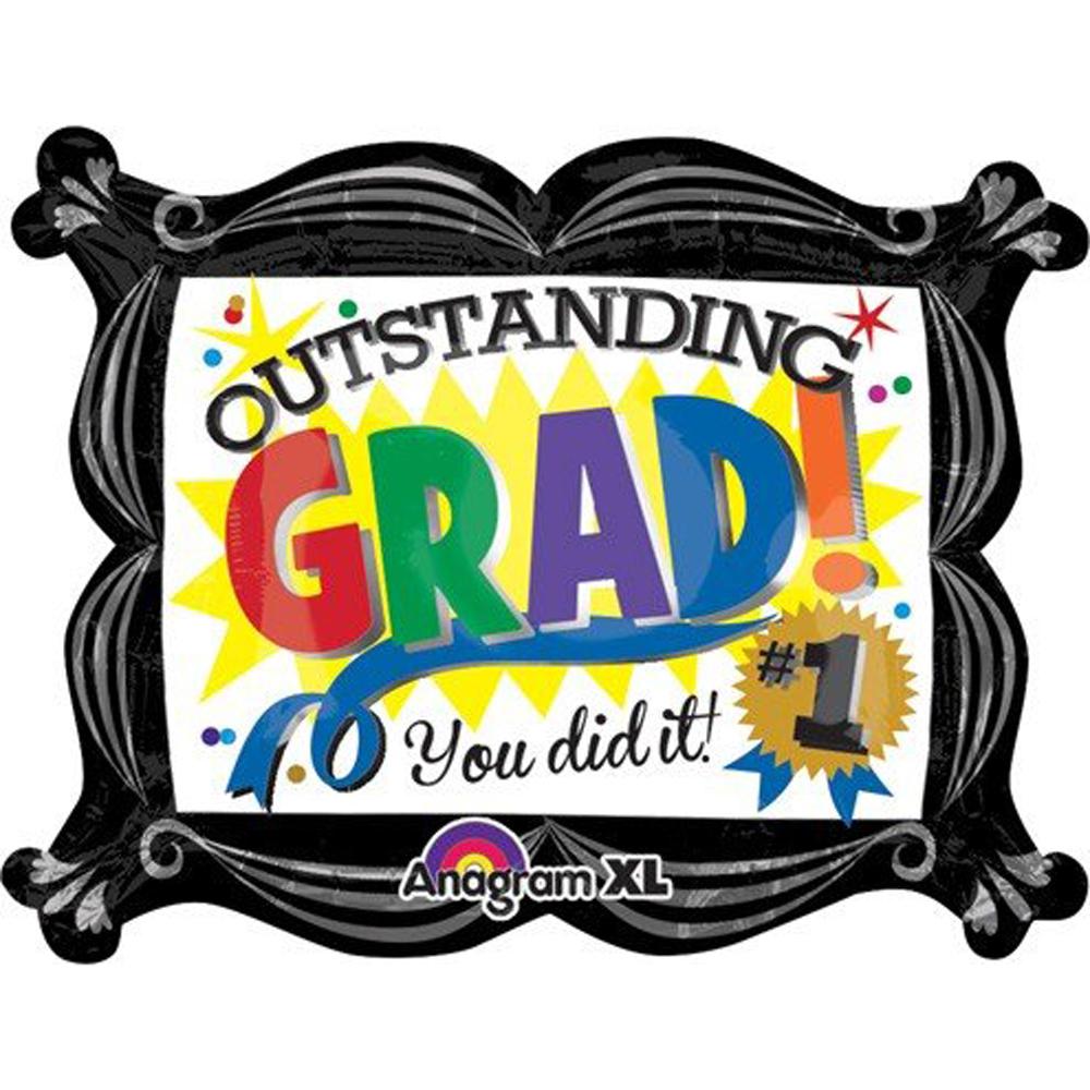 Outstanding Grad SuperShape Balloon 30 x 23in Balloons & Streamers - Party Centre
