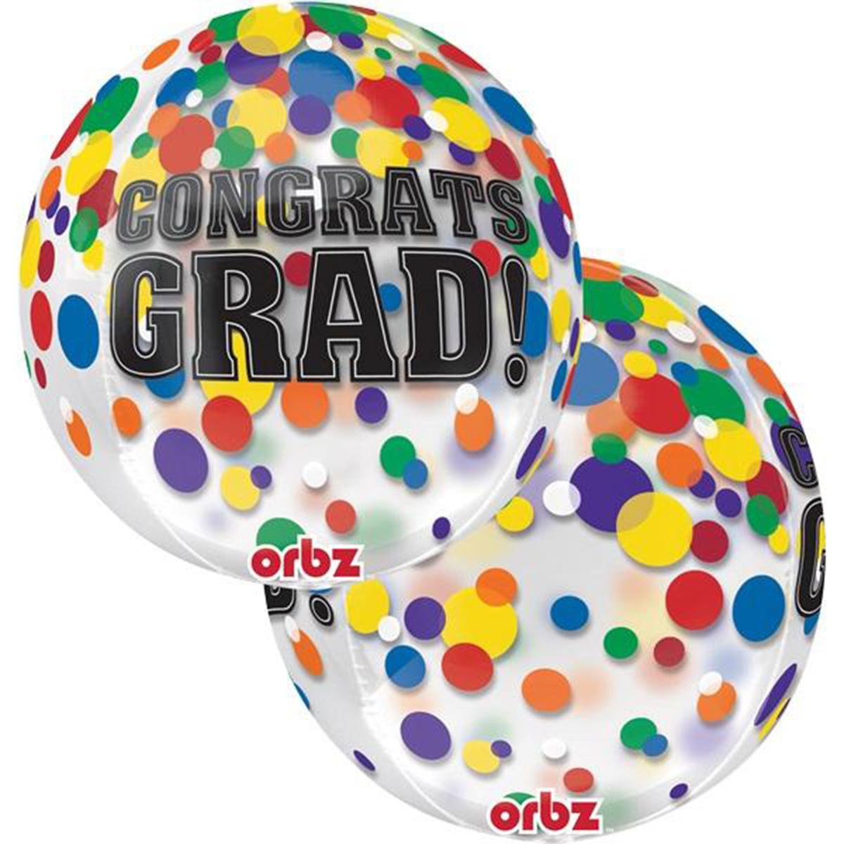 Grad Dots Orbz Balloon 38x40cm Balloons & Streamers - Party Centre