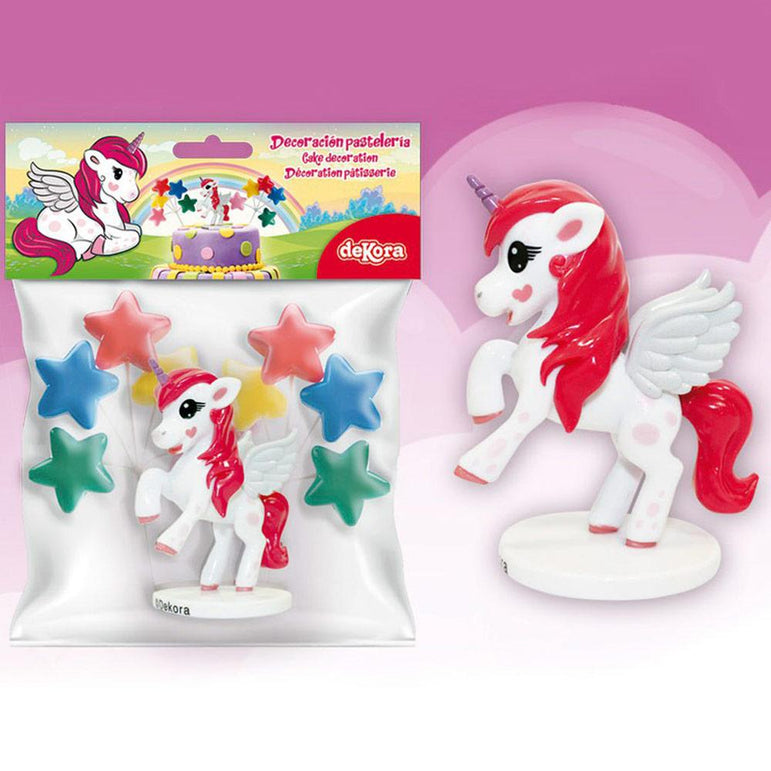 Unicorn Cake Decorating Kit Party Accessories - Party Centre