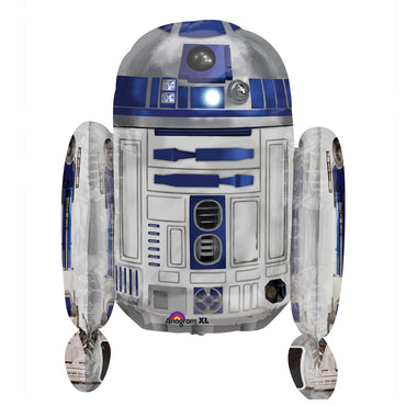 R2D2 Multi Foil Balloon 55x66cm Balloons & Streamers - Party Centre