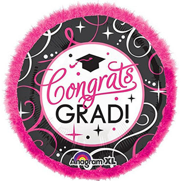 Sparkling Grad Doo-Dads SuperShape Balloon 32in Balloons & Streamers - Party Centre