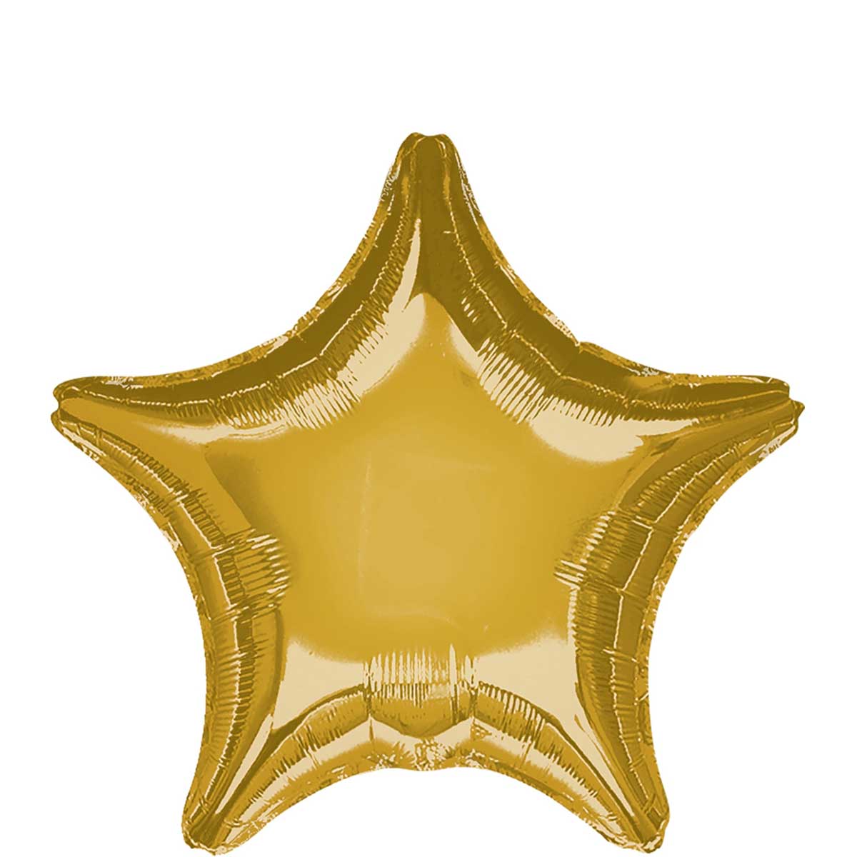 Metallic Gold Star Foil Balloon 19in Balloons & Streamers - Party Centre