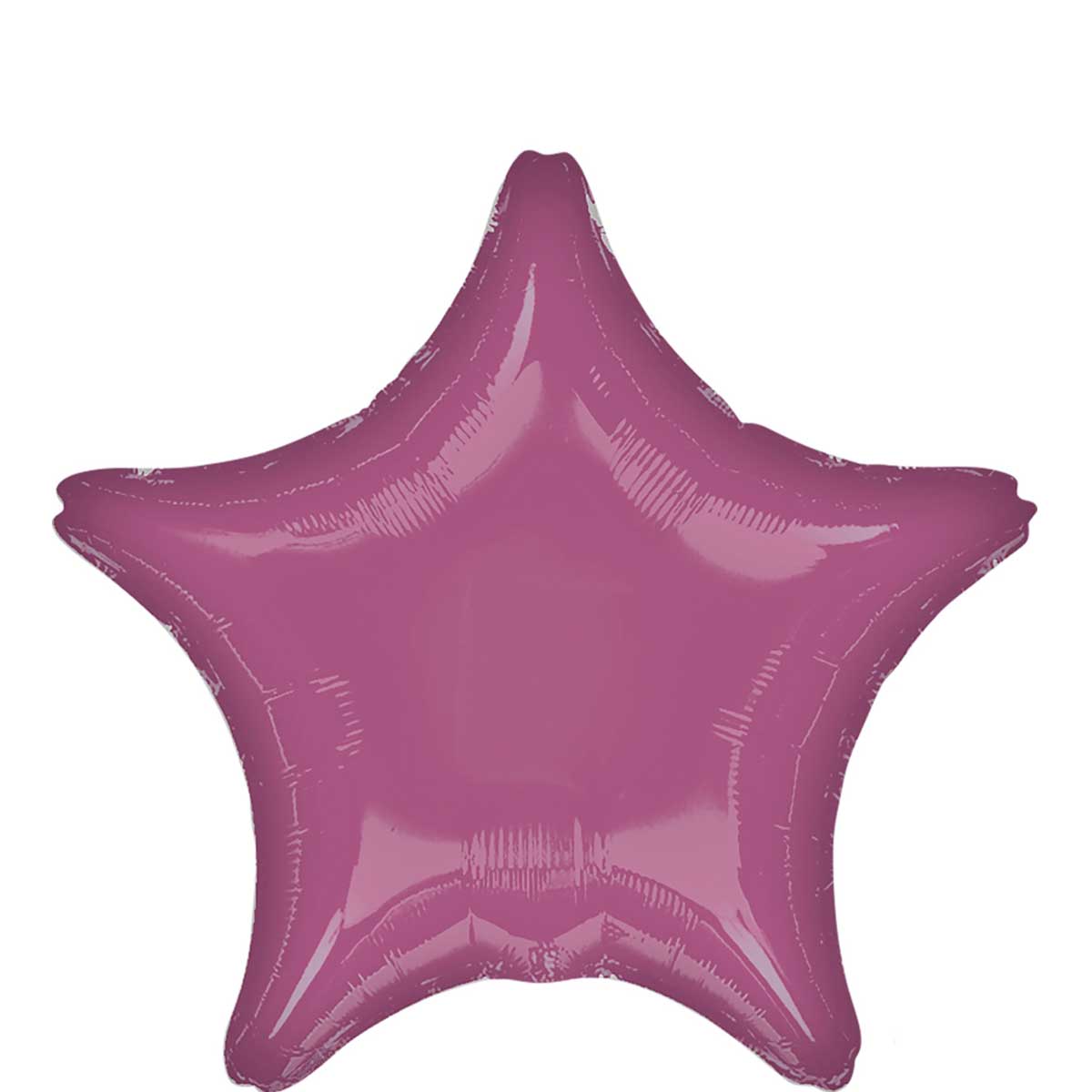 Metallic Pink Star Foil Balloon 19in Balloons & Streamers - Party Centre
