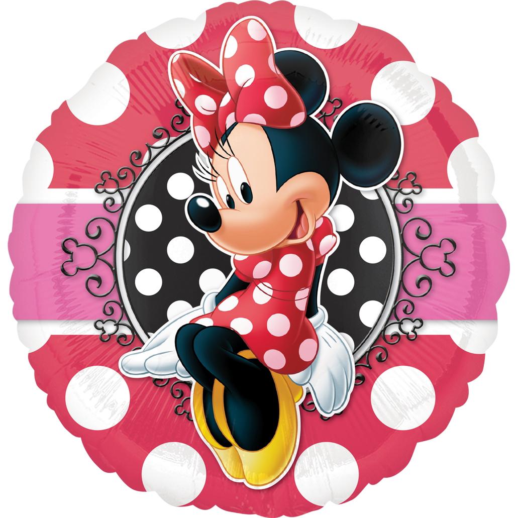 Minnie Mouse Portrait Standard Foil Balloon 18in Balloons & Streamers - Party Centre
