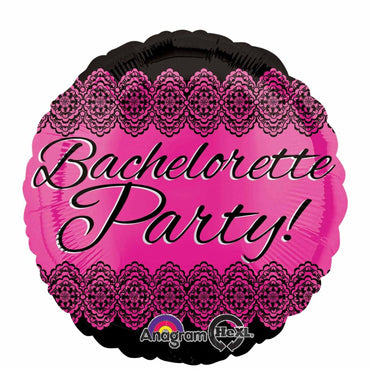 Barchelorette Party Lace Foil Balloon 18in Balloons & Streamers - Party Centre
