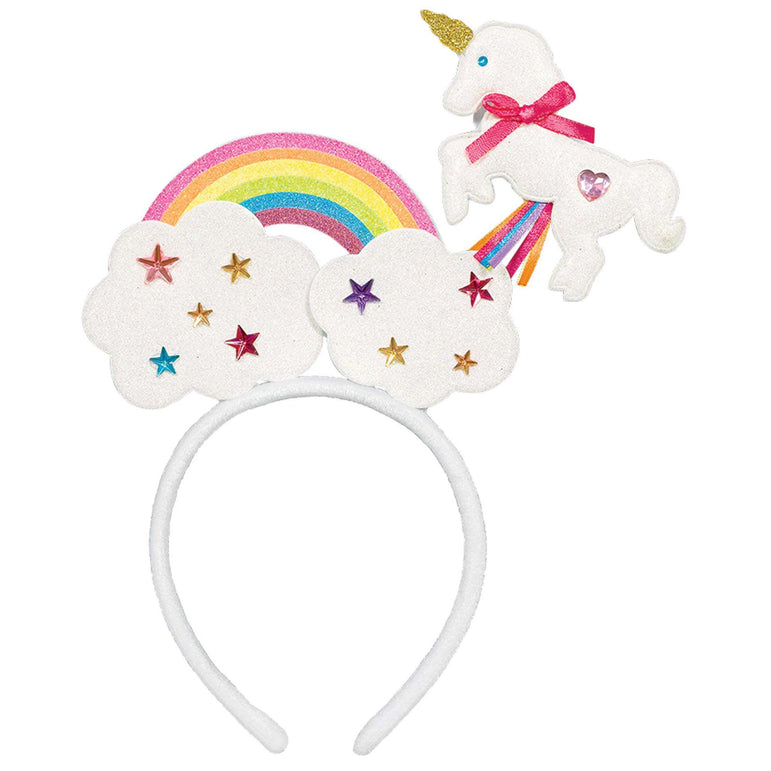 Unicorn Foam With Glitter Headband Costumes & Apparel - Party Centre