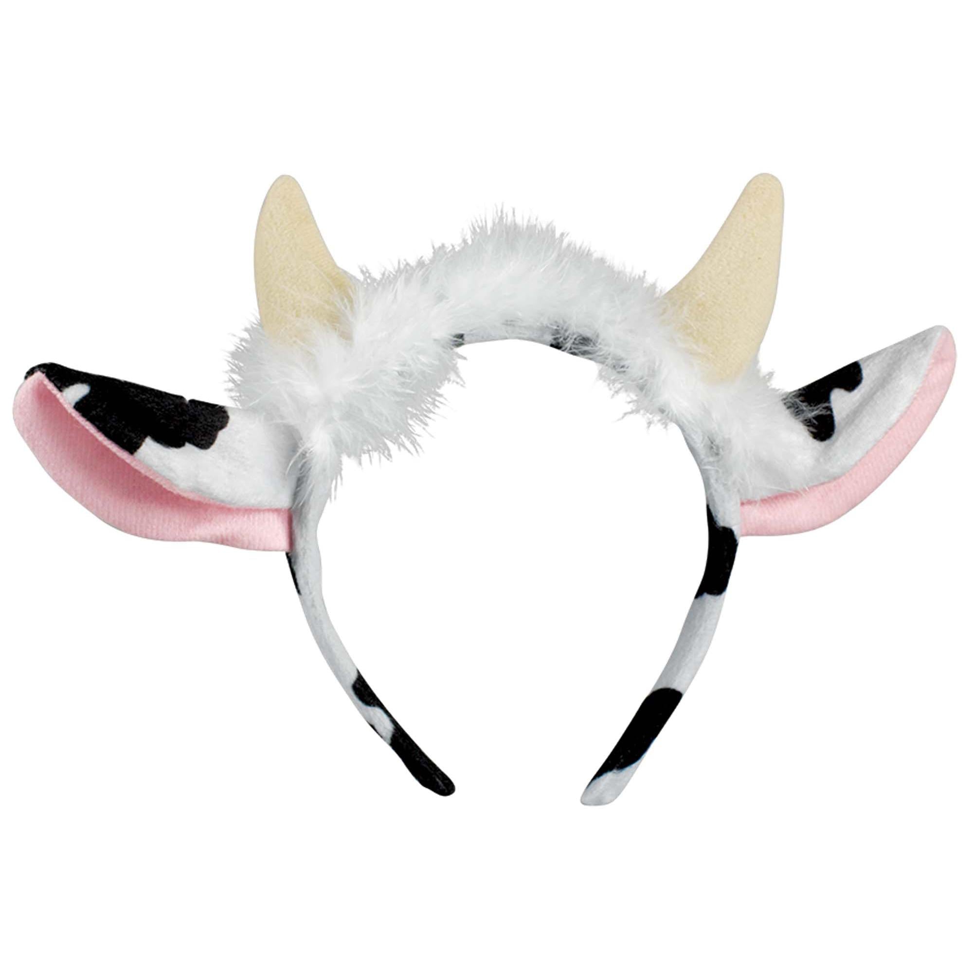 Western Cow Ears Headband Costumes & Apparel - Party Centre