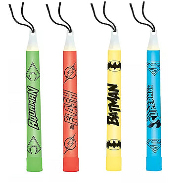 Justice League Heroes Unite Glow Stick 6in, 4pcs