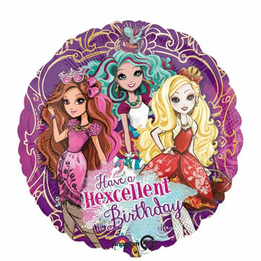 Ever After High Happy Birthday Balloon 18in Balloons & Streamers - Party Centre