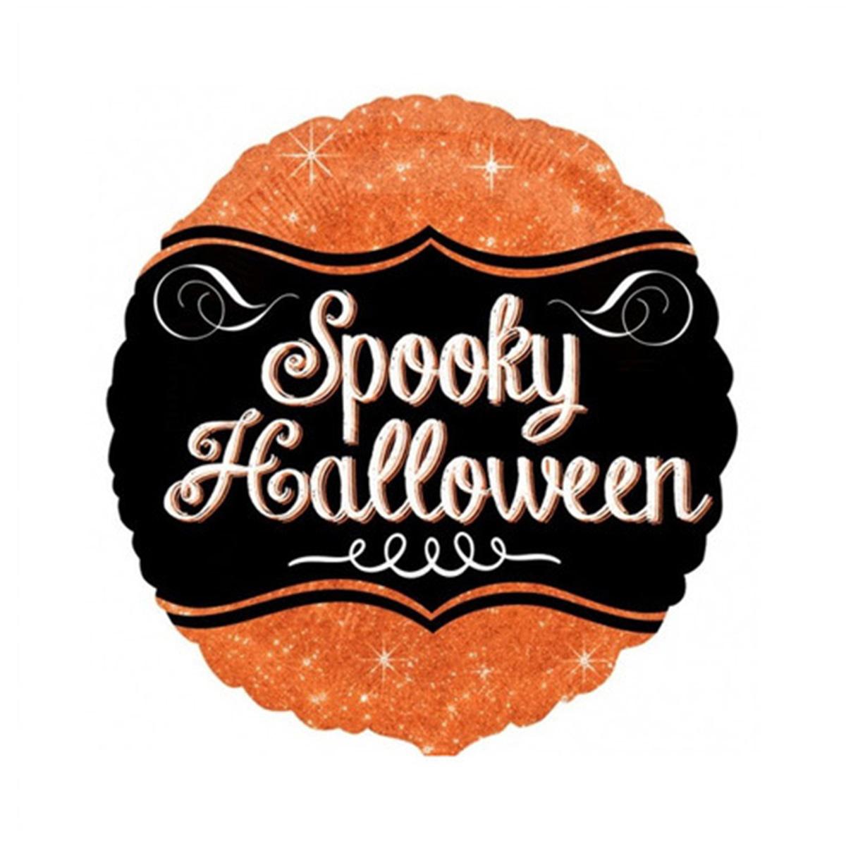 Sparkle Spooky Halloween Foil Balloon 18in Balloons & Streamers - Party Centre