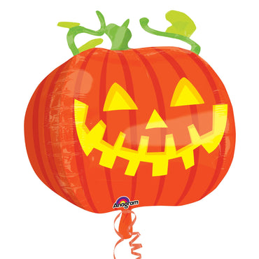 Pumpkin UltraShape Balloon 18in Balloons & Streamers - Party Centre