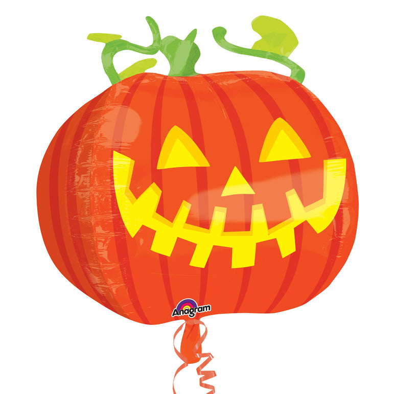 Pumpkin UltraShape Balloon 18in Balloons & Streamers - Party Centre