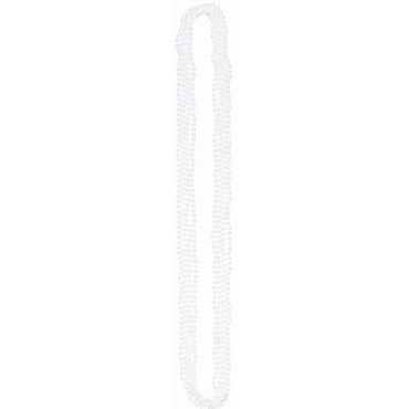 Pearl Bead Necklaces 60in, 4pcs Costumes & Apparel - Party Centre