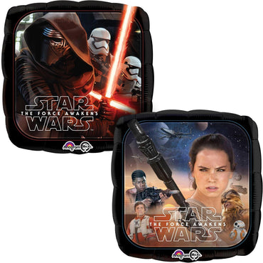 Star Wars The Force Awakens Happy Birthday Foil Balloon 18in Balloons & Streamers - Party Centre