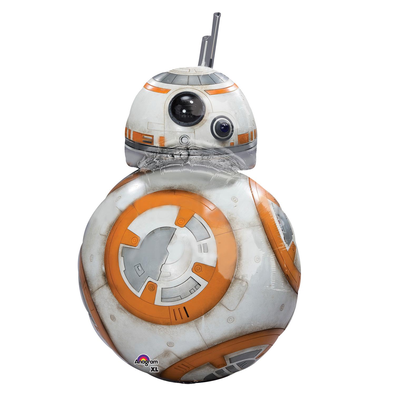 Star Wars the Force Awakens BB8 SuperShape Balloon 20x33in Balloons & Streamers - Party Centre