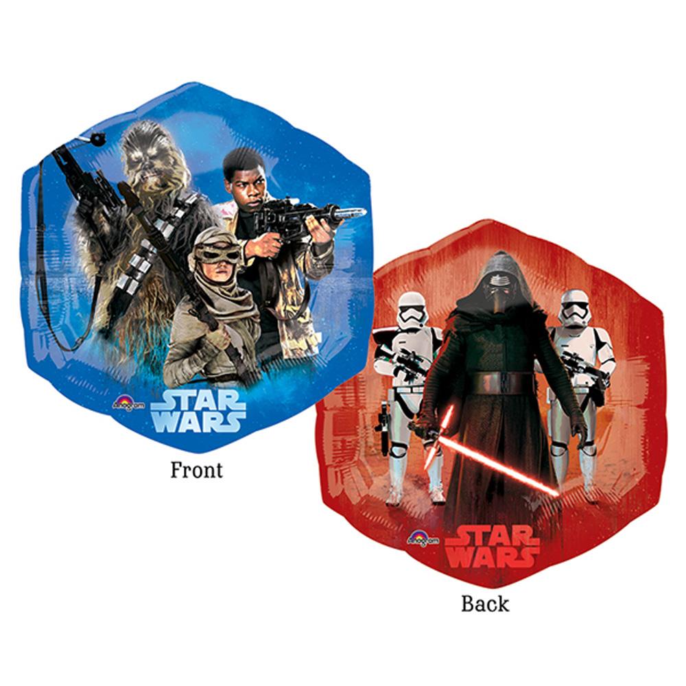 Star Wars The Force Awakens SuperShape Balloon 22x23in Balloons & Streamers - Party Centre