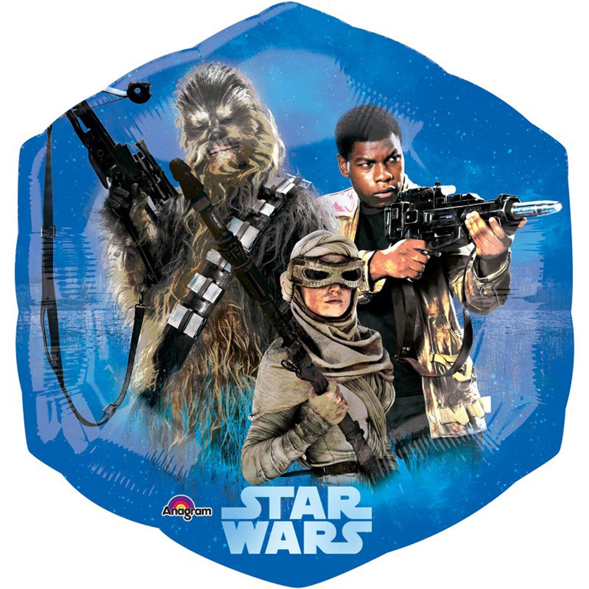 Star Wars The Force Awakens SuperShape Balloon 22x23in Balloons & Streamers - Party Centre