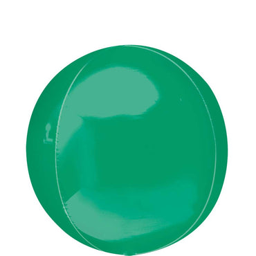 Green Orbz Balloon 38x40cm Balloons & Streamers - Party Centre
