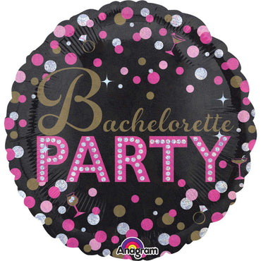 Bachelorette Sassy Party Holographic Balloon 18in Balloons & Streamers - Party Centre