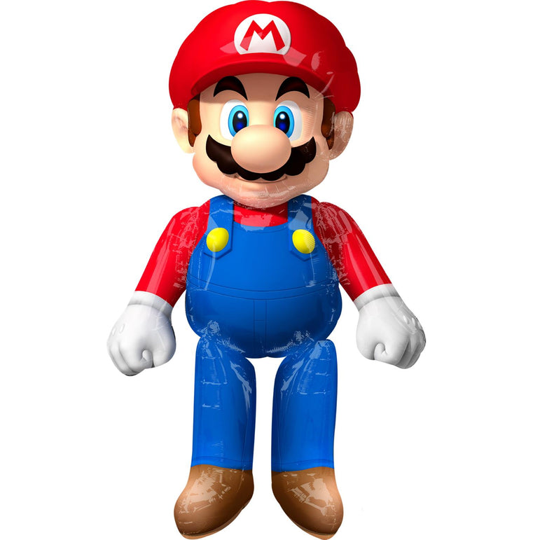 Mario Bros. AirWalkers 36x60in Balloons & Streamers - Party Centre