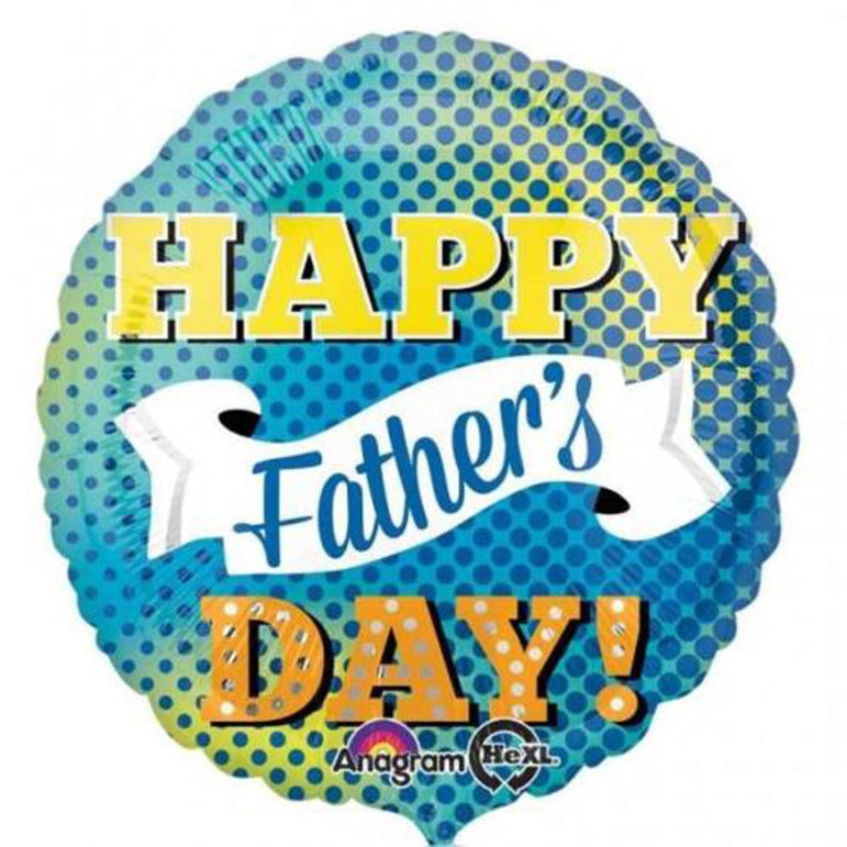 HFD Dots & Banner Foil Balloon 18in Balloons & Streamers - Party Centre