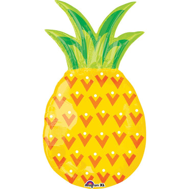 Pineapple SuperShape Foil Baloon 14x31in Balloons & Streamers - Party Centre