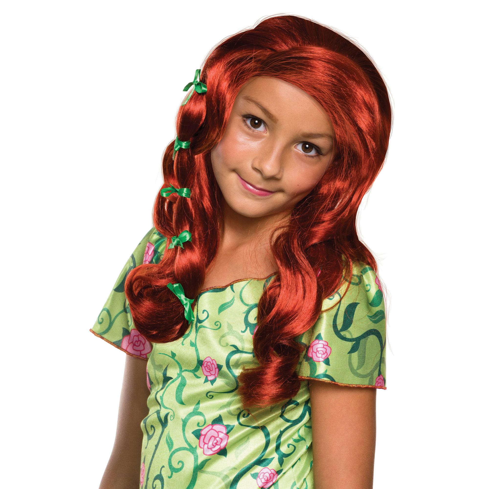 Child Superhero Poison Ivy Wig Costumes & Apparel - Party Centre