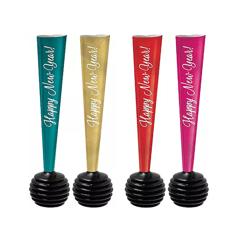 New Year's Squeeze Horn Paper Colorful 10.50in