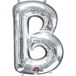 Silver Letter SuperShape Foil Balloons