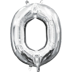 Silver Letter SuperShape Foil Balloons