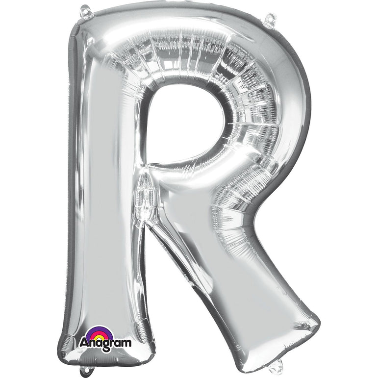 Silver Letter SuperShape Foil Balloons