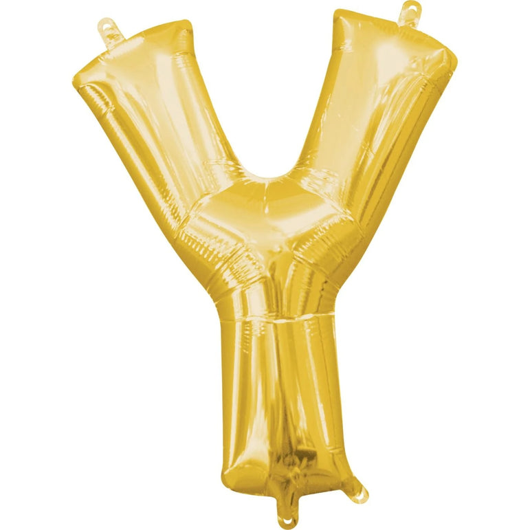 Gold Letter SuperShape Foil Balloons