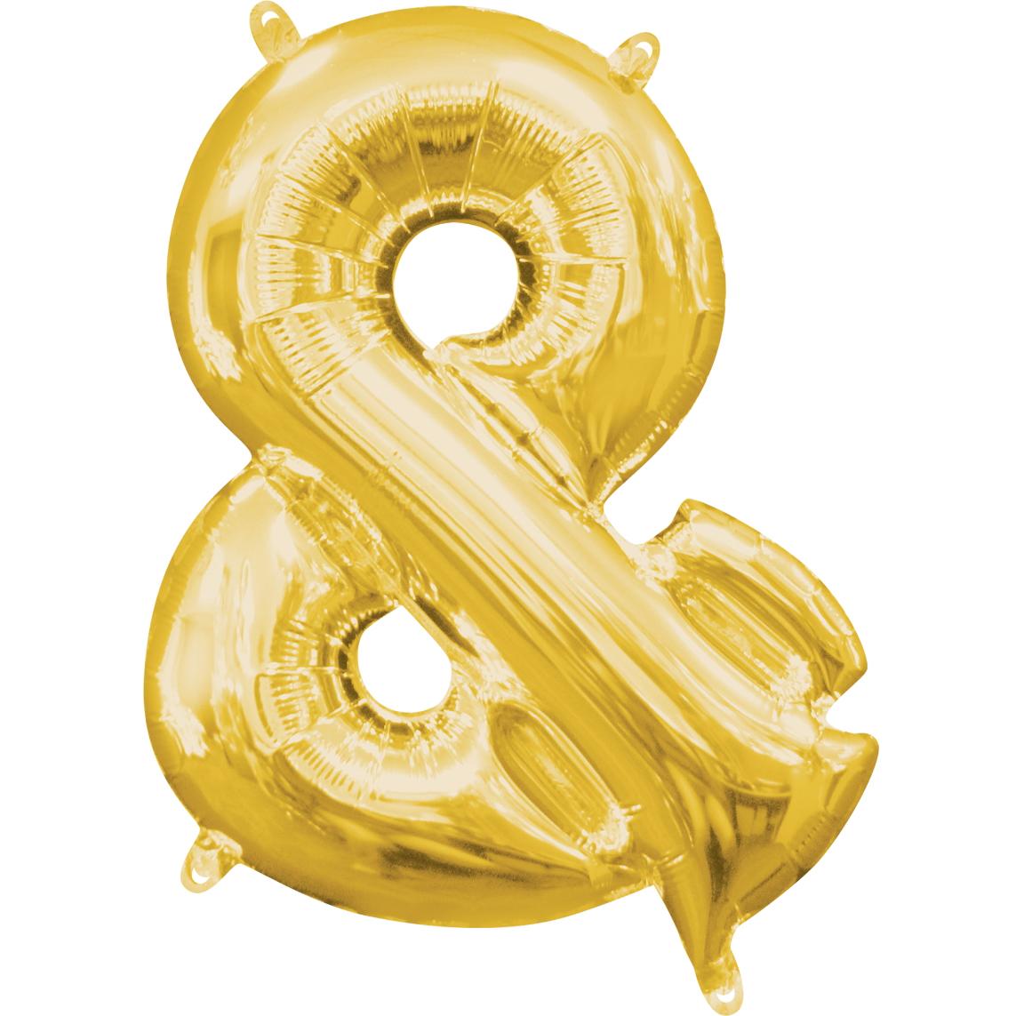 Symbol & Gold Mini Shape Foil Balloon 16in Balloons & Streamers - Party Centre