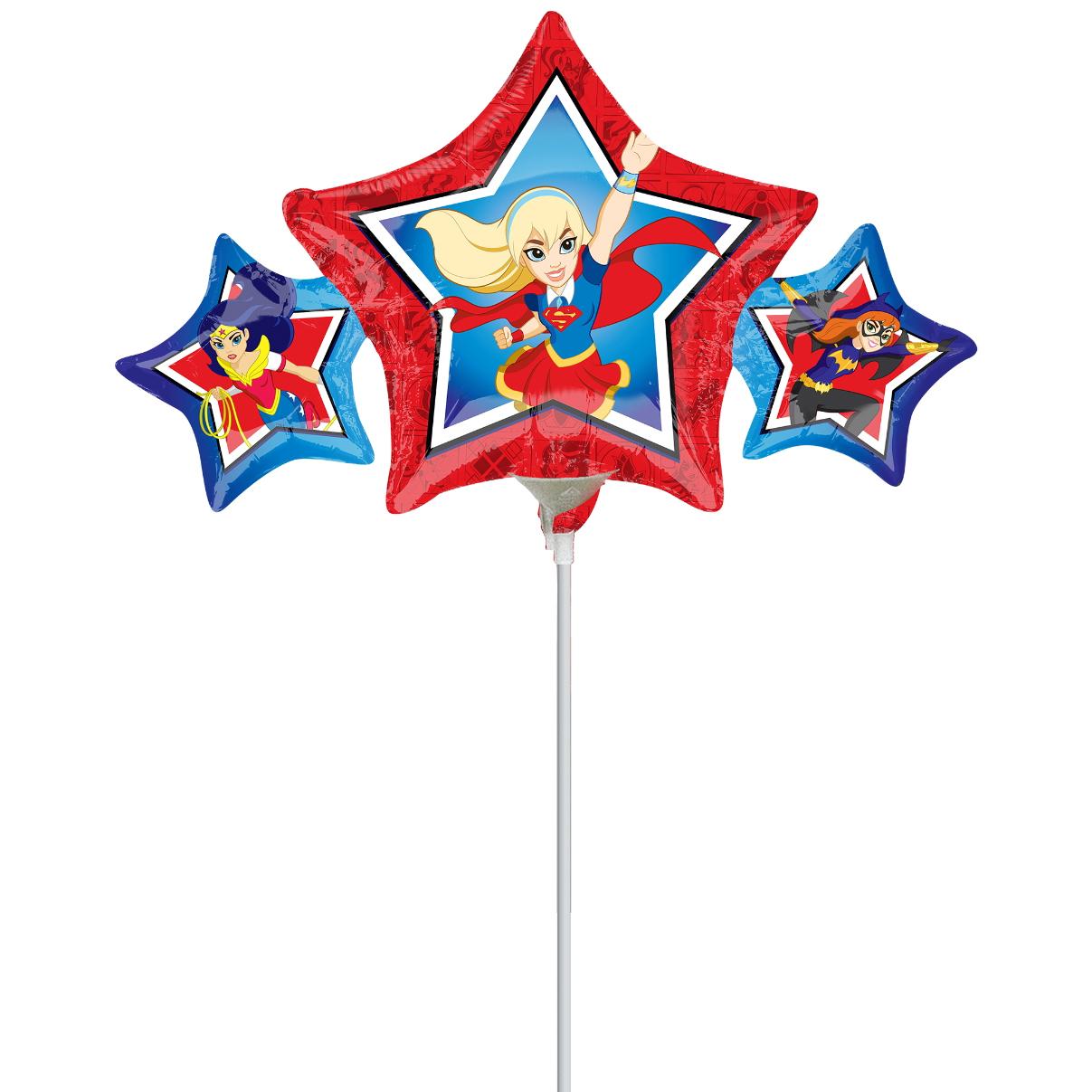 DC Super Hero Girls Mini Shape Balloon Balloons & Streamers - Party Centre