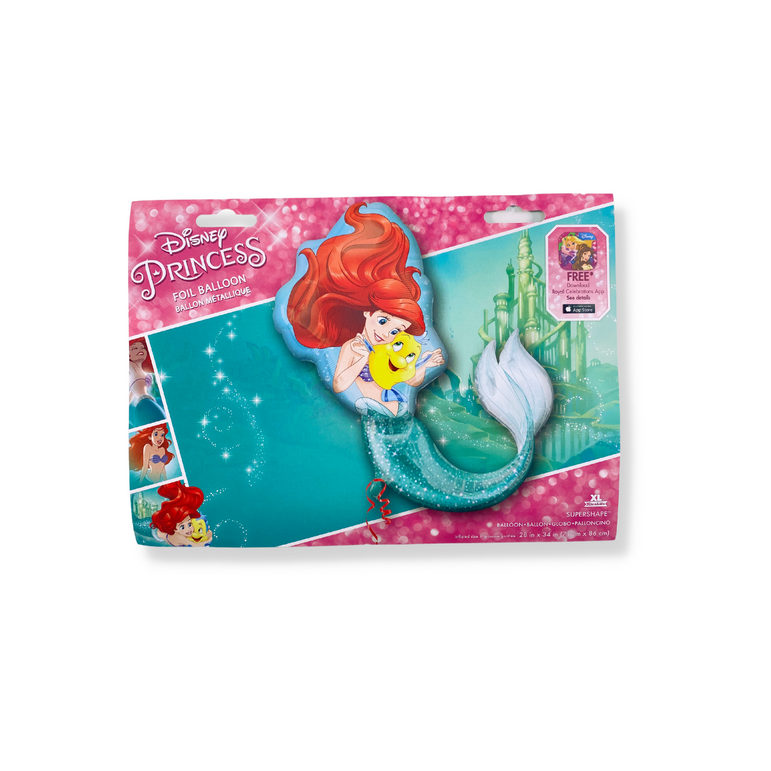 Ariel Dream Big SuperShape Foil Balloon 28x34in