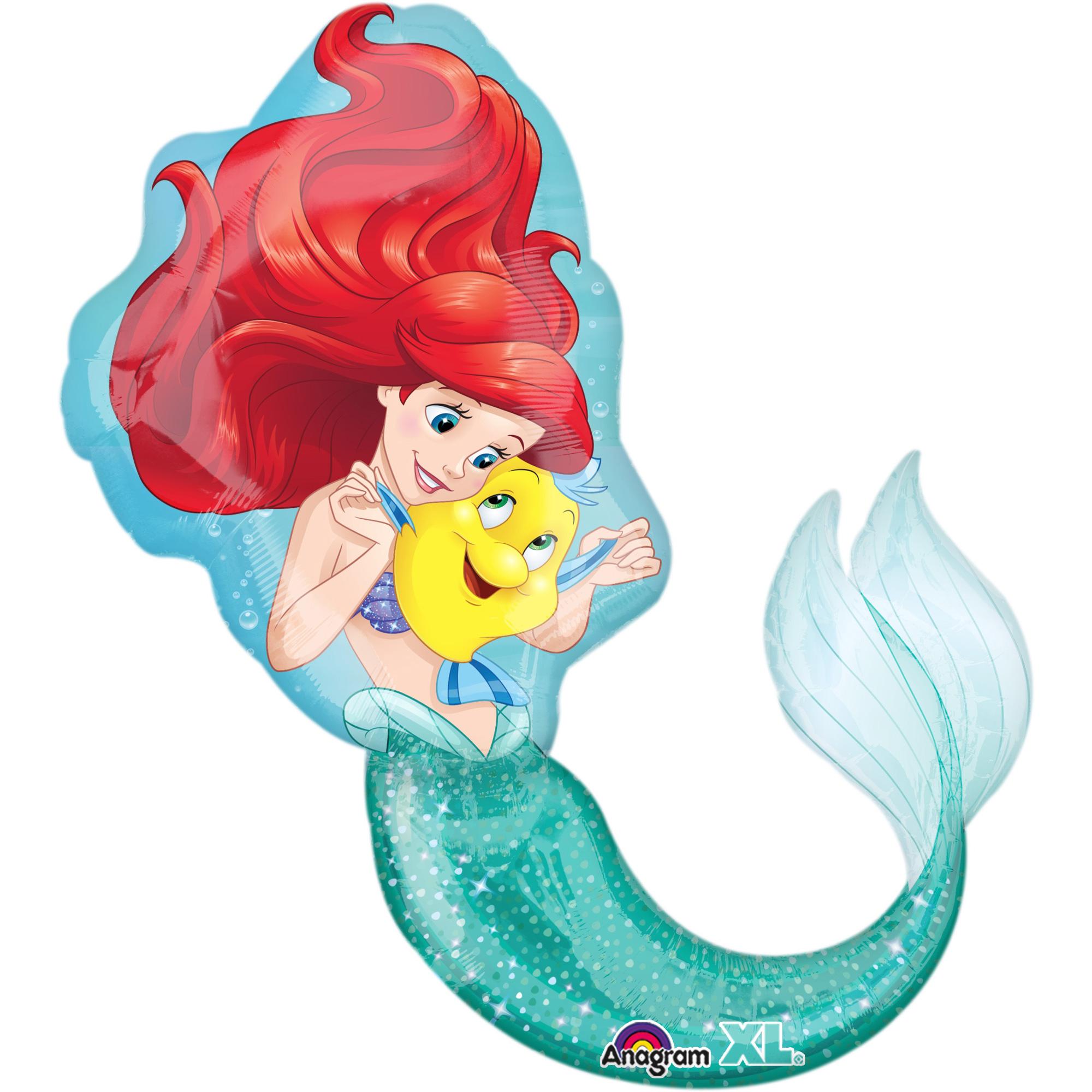 Ariel Dream Big SuperShape Foil Balloon 28x34in Balloons & Streamers - Party Centre