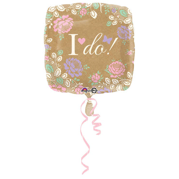 I Do Square Foil Balloon 18in Balloons & Streamers - Party Centre
