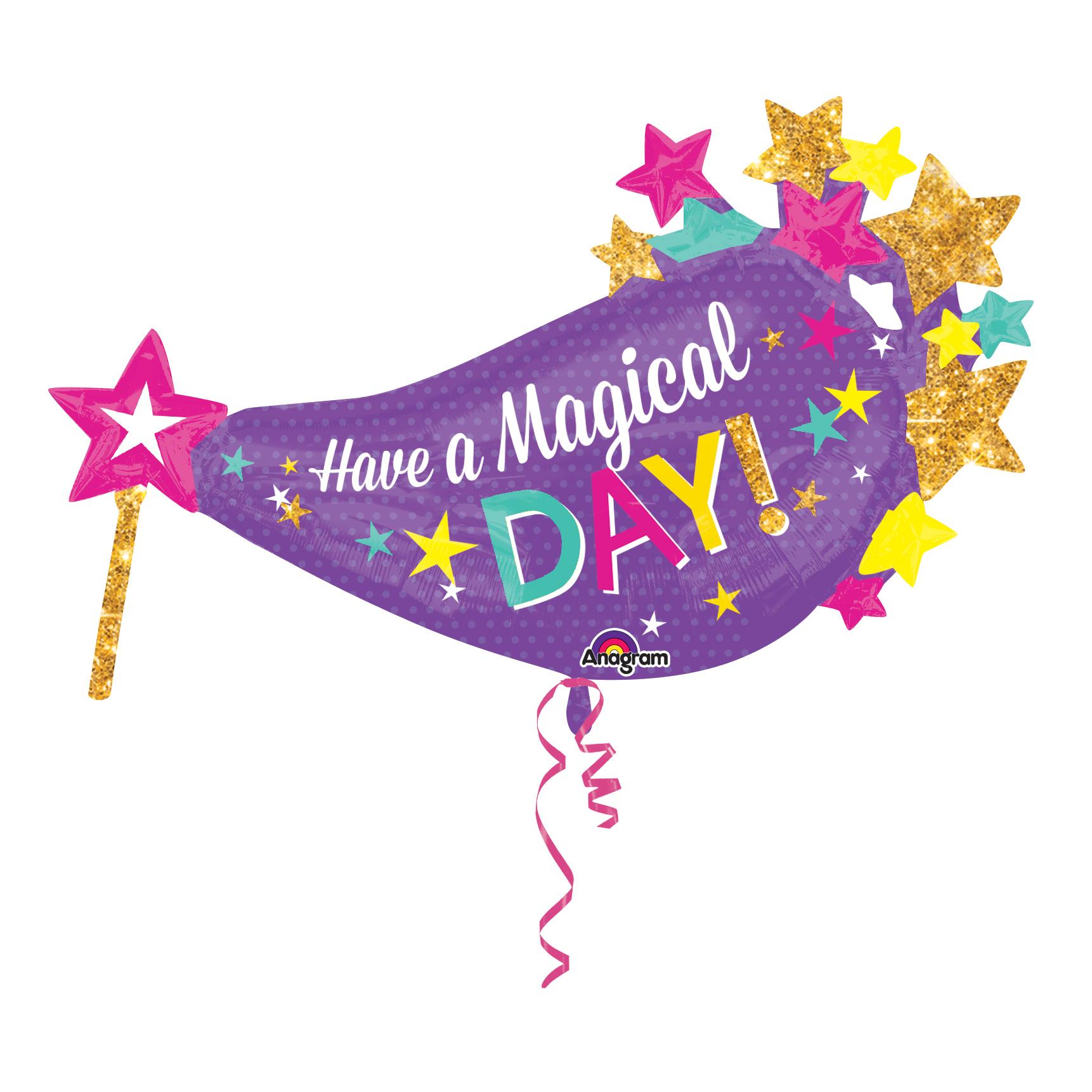 Magical Banner SuperShape Balloon 24x24in Balloons & Streamers - Party Centre