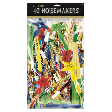 Noisemakers Value Pack 40pcs Party Accessories - Party Centre