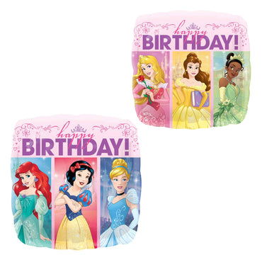Multi-Princess Dream Big Happy Birthday Balloon 45cm Balloons & Streamers - Party Centre