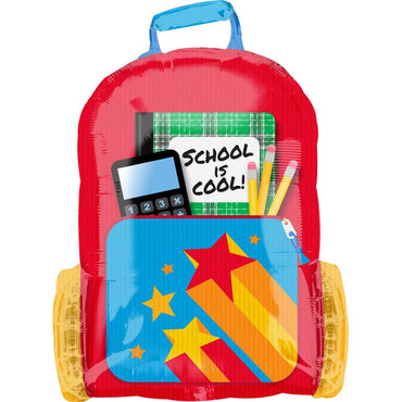 Backpack SuperShape Foil Balloon 23x33in Balloons & Streamers - Party Centre