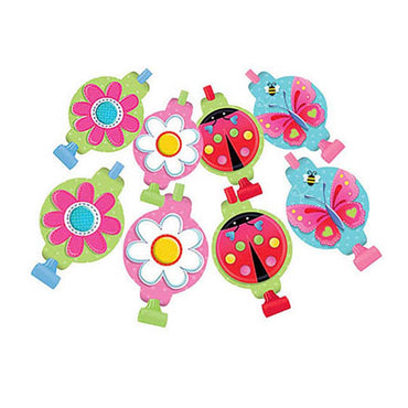 Garden Girl  Noiseless Blowouts 8pcs Party Accessories - Party Centre