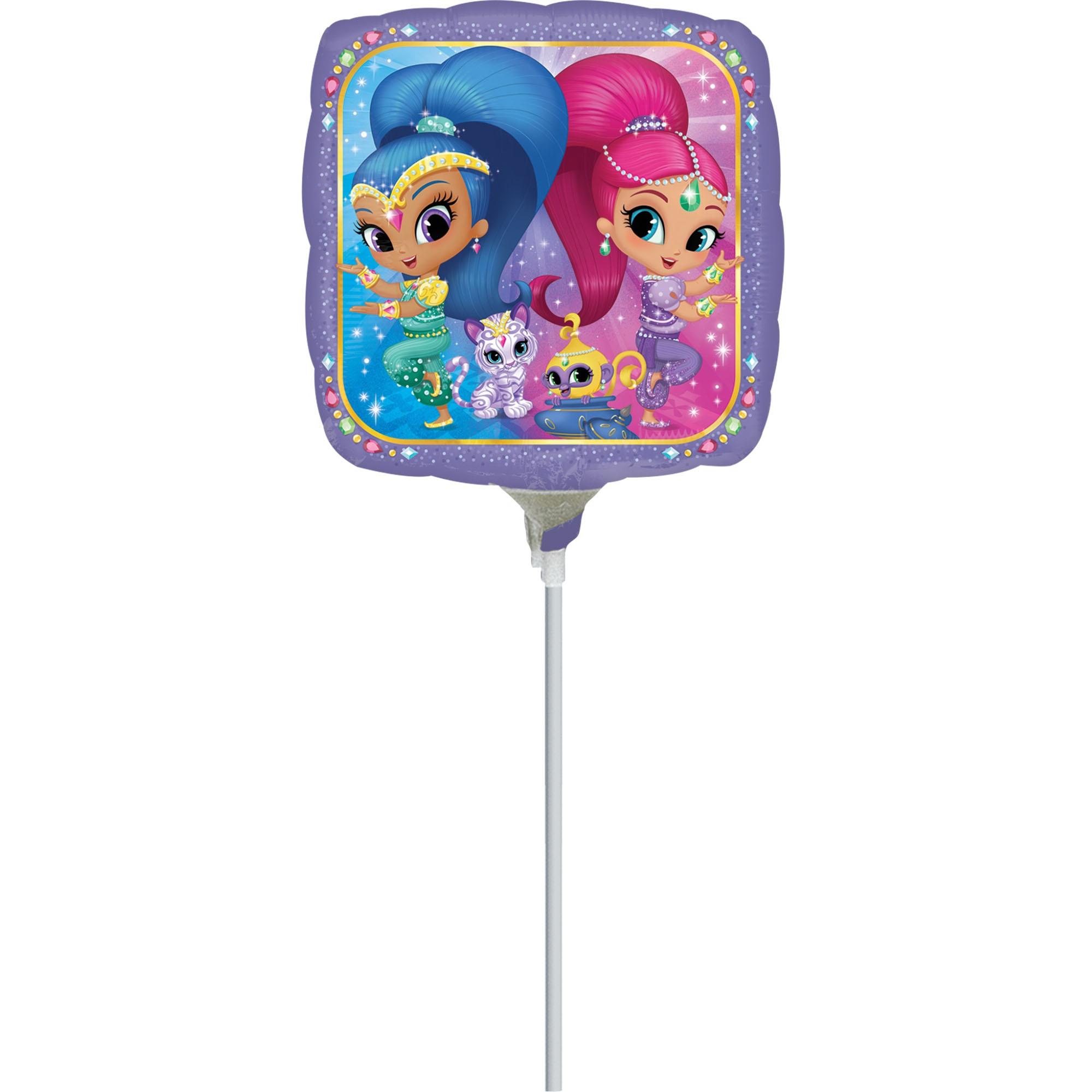 Shimmer & Shine 9in Square Balloon Balloons & Streamers - Party Centre