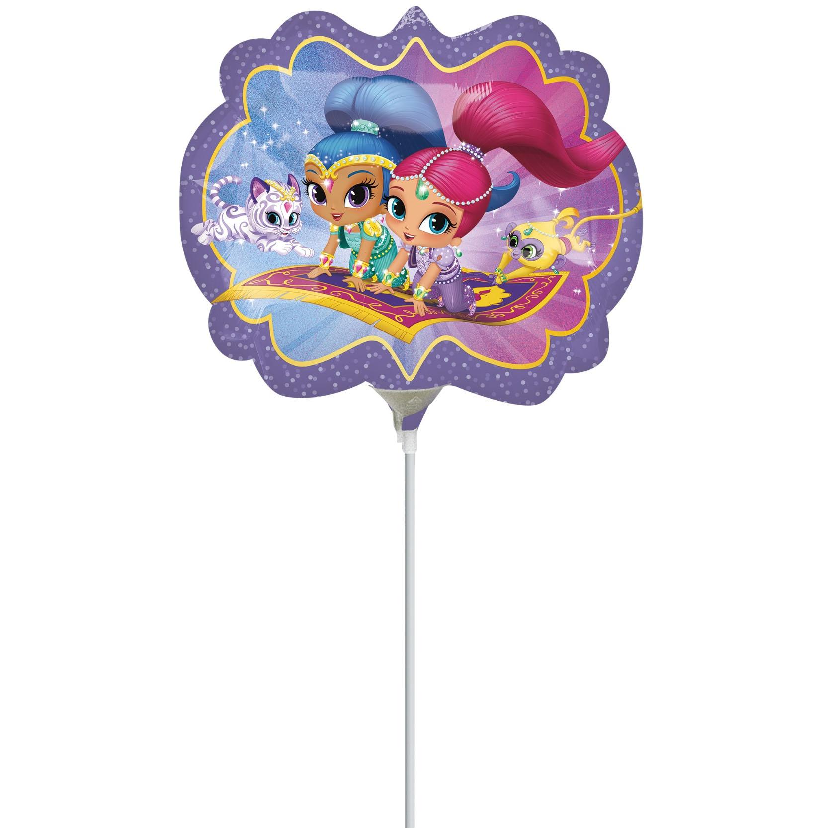 Shimmer & Shine Mini Shape Balloons & Streamers - Party Centre